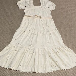 Elegant Cream women’s size small cleobella  Dress